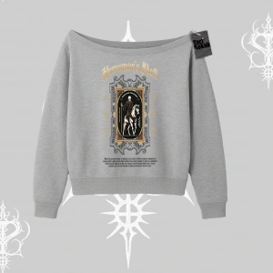 Kayık Yaka Sweatshirt Horseman’s Skull Dark Relic Street Legacy