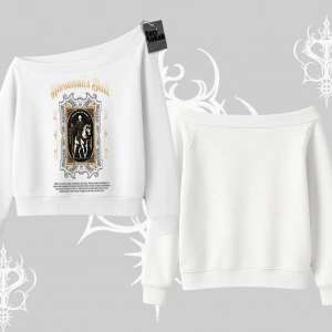 Kayık Yaka Sweatshirt Horseman’s Skull Dark Relic Street Legacy
