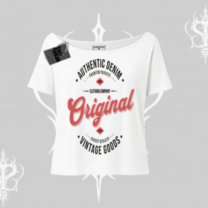 Kayık Yaka Tshirt Authentic Denim Original