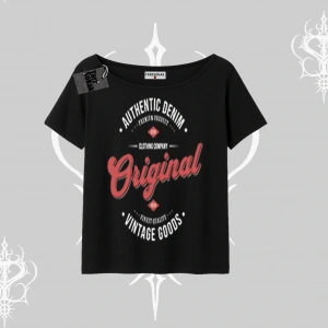 Kayık Yaka Tshirt Authentic Denim Original