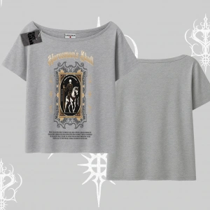 Kayık Yaka Tshirt Horseman’s Skull Dark Relic Street Legacy