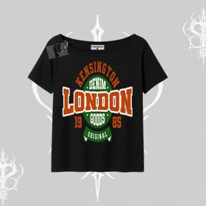 Kayık Yaka Tshirt London Denim 1985