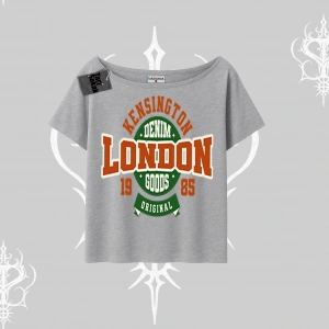 Kayık Yaka Tshirt London Denim 1985