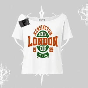 Kayık Yaka Tshirt London Denim 1985