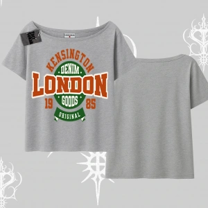 Kayık Yaka Tshirt London Denim 1985