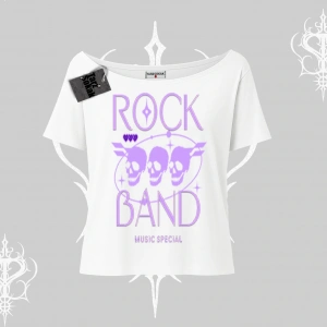 Kayık Yaka Tshirt Rock Band Street Noise Culture