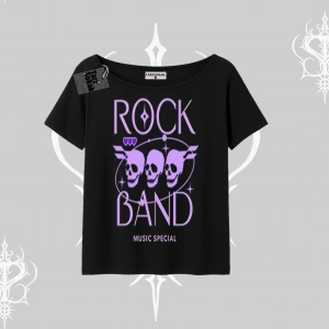 Kayık Yaka Tshirt Rock Band Street Noise Culture