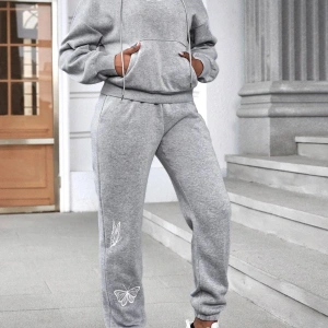 Kelebek Dijital Baskılı Kışlık UNİSEX Eşofman Takımı