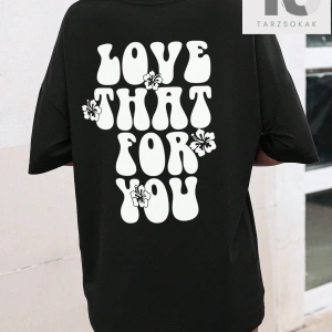 Kelebek Ve Slogan Grafikli Düşük Omuzlu Tişört