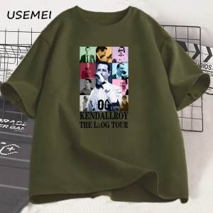 Kendall Roy Eras tur T Shirt erkekler kadınlar için 90s Vintage arkaya TV gösterisi T-shirt e 2922