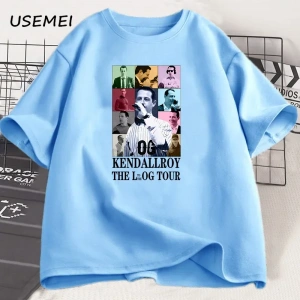 Kendall Roy Eras tur T Shirt erkekler kadınlar için 90s Vintage arkaya TV gösterisi T-shirt e 2922