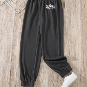 Kids EVRYDAY Girls Letter Graphic Eşofman Altı