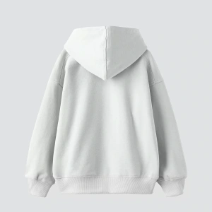 Kırmızı Dusk Baskılı Oversize Unisex Beyaz