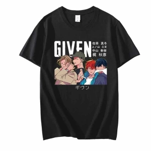 Kırmızı Etiket Gala Anime Kollu Yaoi Bl Japon Manga Tişörtü 08378