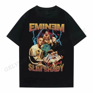 Kırmızı Etiket Gala Eminem T Shirt Unisex Moda 16779