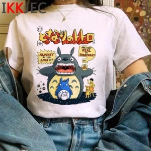 Kırmızı Etiket Gala Totoro Studio Ghibli Sevimli Anime Tişört Mod541 08673