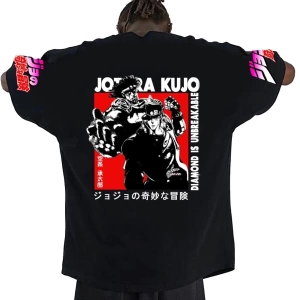 Kırmızı Etiket GALASHOP Jojo Anime Tişört Unisex 17814