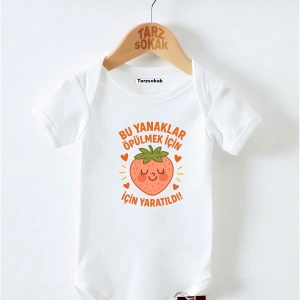 Kısa Kol Body BU YANAKALR ÖPÜLMEK İÇİN YARATILDI KODZıbın36