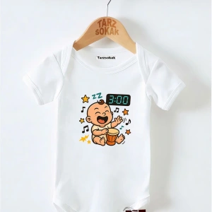 Kısa Kol Body GECE SAAT 3 DETAYLI KODZıbın35