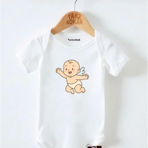 Kısa Kol Body MELEK DESENLİ KODZıbın28