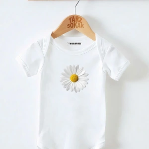 Kısa Kol Body PAPATYA DESENLİ KODZıbın54