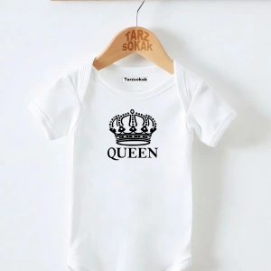 Kısa Kol Body QUEEN DESENLİ KODZıbın50