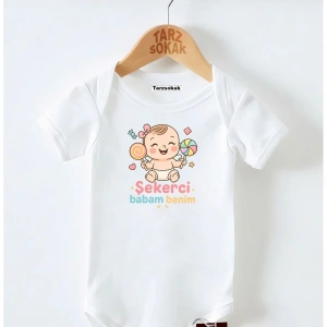 Kısa Kol Body ŞEKERCİ BABAM BENİM KODZıbın32