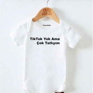 Kısa Kol Body TİKTOK YOK AMA ÇOK TATLIYIM KODZıbın19