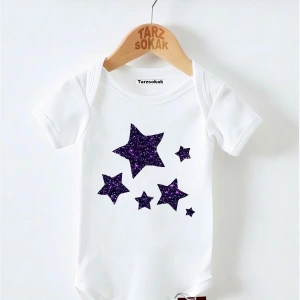 Kısa Kol Body Yıldız Baskılı KODZıbın3