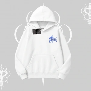 Kitti Sweet Mini Logo Baskılı Kapşonlu Crop Sweatshirt