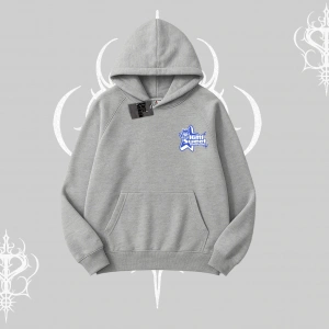 Kitti Sweet Mini Logo Baskılı Kapşonlu Crop Sweatshirt