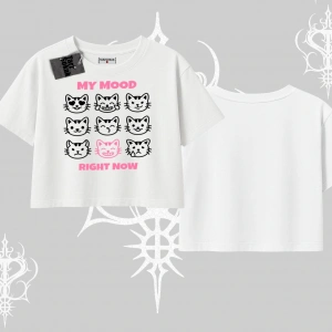 Kitti Sweet Mini Logo Baskılı Kapşonlu Sweatshirt