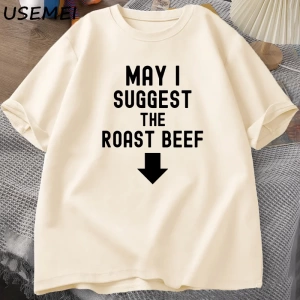 Kızartma Sığır Eti T Shirt Komik Yetişkin Baskılı T Shirt Erkekler Pamuk Kısa Kollu Erkek Tas 2975