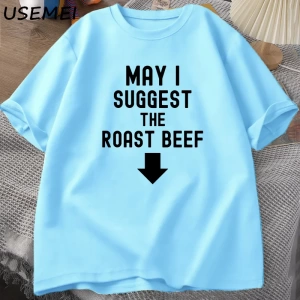 Kızartma Sığır Eti T Shirt Komik Yetişkin Baskılı T Shirt Erkekler Pamuk Kısa Kollu Erkek Tas 2975