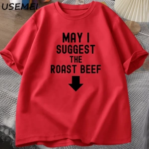 Kızartma Sığır Eti T Shirt Komik Yetişkin Baskılı T Shirt Erkekler Pamuk Kısa Kollu Erkek Tas 2975