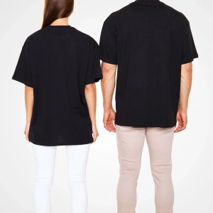 Ko Buta Bauhaus Baskılı Unisex Siyah Oversize Tişört Os55128