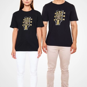 Ko Buta B.b. King Baskılı Unisex Siyah T-shirt T55078