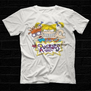 Ko Buta Rugrats Beyaz Unisex Tişört T-shirt 5794wt