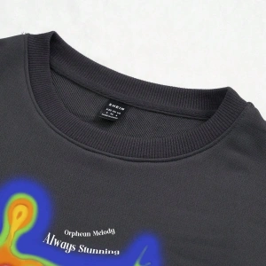 KOD ADR-SHEN Coolane Body Heat Map Print Drop Shoulder Sweatshirt Gri