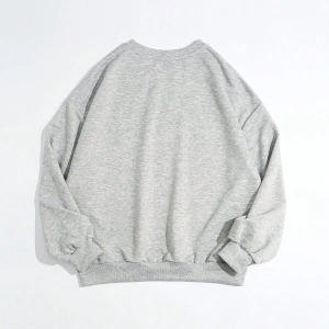 KOD ADR-SHEN EZwear Figure Graphic Drop Shoulder Oversized Sweatshirt Gri
