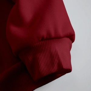 KOD ADR-SHEN EZwear Floral Embroidery Thermal Lined Sweatshirt