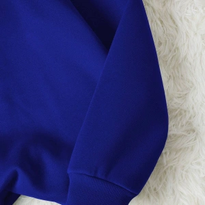 KOD ADR-SHEN EZwear Rose & Slogan Graphic Thermal Pullover