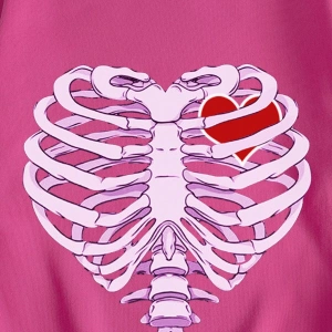 KOD ADR-SHEN EZwear Skeleton Print Thermal Lined Sweatshirt