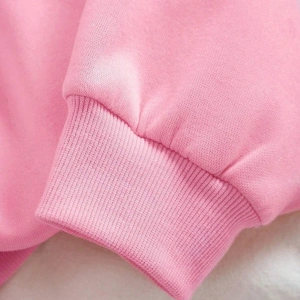 KOD ADR-SHEN Qutie Letter Graphic Thermal Lined Sweatshirt