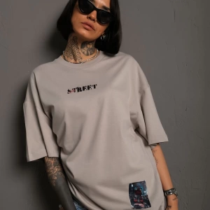 KOD:IZEI - Unisex Joker Street Baskılı Pamuklu T-shirt P--1017