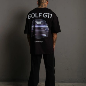KOD:IZEI - Unisex Oversize Golf Araba Baskılı Pamuklu T-shirt P--1010
