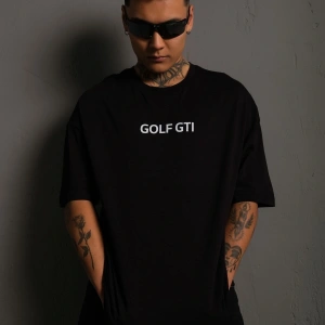 KOD:IZEI - Unisex Oversize Golf Araba Baskılı Pamuklu T-shirt P--1010
