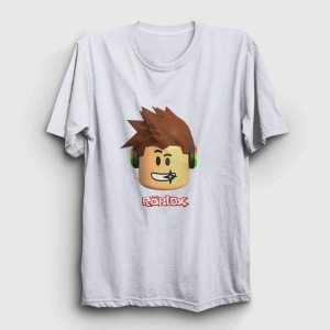 KOD:Presmono Unisex Beyaz Kid Roblox T-shirt 30958tt