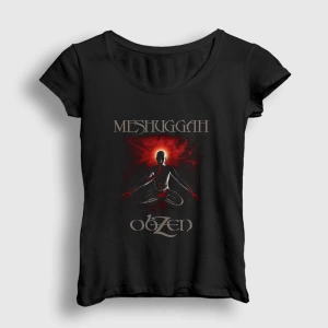 Kod Presss Kadın Siyah Obzen Meshuggah T-shirt 164742tt