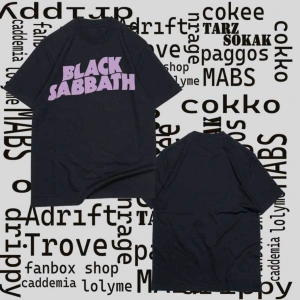 Kod Presss Unisex Siyah Black Sabbath T-shirt 17370tt